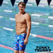 Ảnh của Quần Bơi Lửng Nam Funky Trunks Men's Training Jammers Battle Blue 