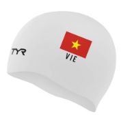 Ảnh của NÓN BƠI TYR CUSTOM SILICONE CAPS WITH VIETNAM NATIONAL FLAG