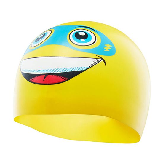 Ảnh của NÓN BƠI HỌA TIẾT TYR SUPER DAY SILICONE ADULT SWIM CAP 720 YEL VÀNG