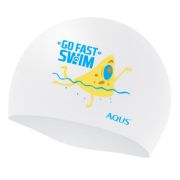 Ảnh của NÓN BƠI AQUS AC22A21 CHEESE MAN SILICONE SWIM CAP