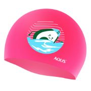 Ảnh của NÓN BƠI AQUS AC21A21 AVOCADO SILICONE SWIM CAP