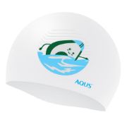 Ảnh của NÓN BƠI AQUS AC21A21 AVOCADO SILICONE SWIM CAP