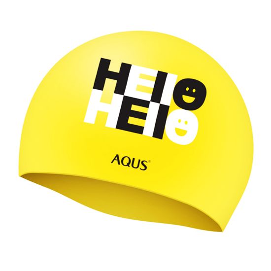 Ảnh của NÓN BƠI AQUS AC32S85 HELLO SILICONE SWIM CAP