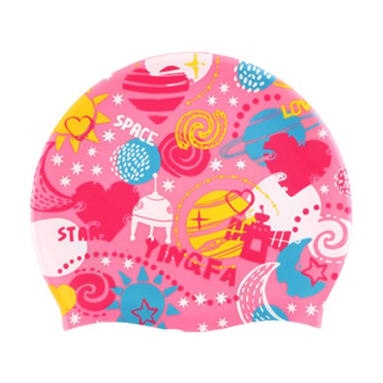 Ảnh của NÓN BƠI HỌA TIẾT YINGFA K0053 CARTOON PRINTED KID'S SWIM CAP TRẺ EM