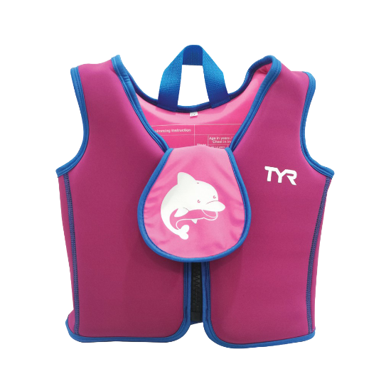 Ảnh của ÁO PHAO TẬP BƠI TYR JUNIOR LIFE VEST TRẺ EM-M<15-20KG-46 PNK/PUR HỒNG/TÍM