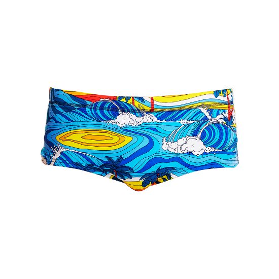 Ảnh của QUẦN BƠI ĐÙI FUNKY TRUNKS MENS ECO PLAIN FRONT TRUNKS BEACH BUM