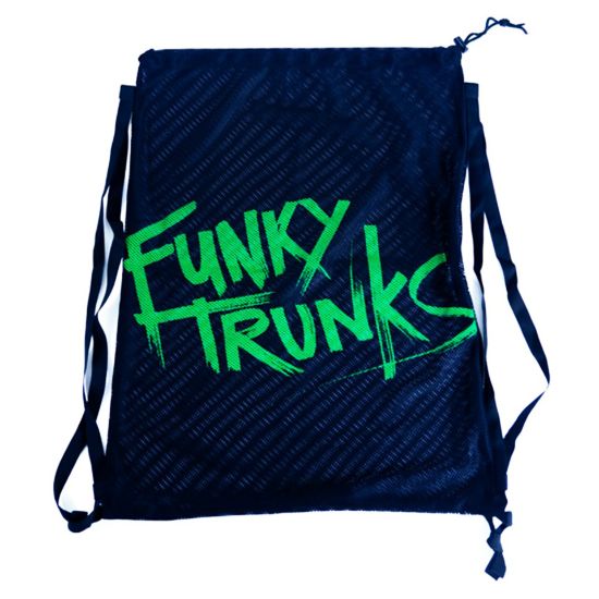 Ảnh của TÚI LƯỚI ĐỰNG ĐỒ BƠI FUNKY TRUNKS MESH GEAR BAG STILL BLACK-65CMX48.5CM-HỌA TIẾT