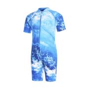 Ảnh của Đồ bơi chống nắng ARENA AUV23309 Junior 1PC S/S Half Suit Trẻ em