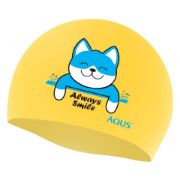 Ảnh của NÓN BƠI AQUS AC24A21 HAPPY HUSKY SILICONE SWIM CAP