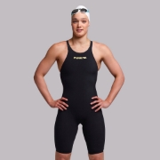 Ảnh của Áo bơi thi đấu Nữ FUNKITA Ladies Apex Viper Kneeskin Black Attack