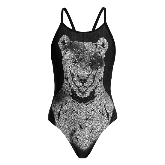 Ảnh của Áo bơi 1 mảnh dây đeo đôi FUNKITA Girls Diamond Back One Piece Bear Bum Nữ