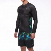 Ảnh của Áo Bơi Tay Dài Chống Nắng Nam TYR Nebula Men's Long Sleeve Rashguard
