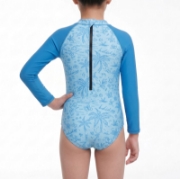 Ảnh của Đồ Bơi 1 Mảnh Tay Dài Trẻ Em TYR Zippy Girl's Zip Suit