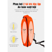 Ảnh của Phao bơi biển đeo thắt lưng Người lớn MARJAQE Dual Airbag Open Water Swim Buoy MR809